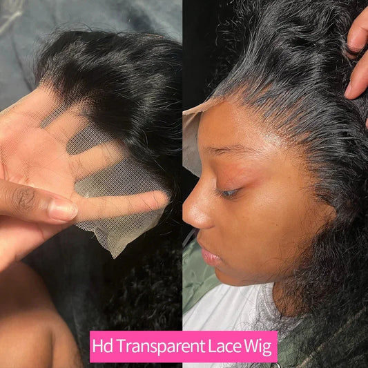 40 42 Inch 13x4 13x6 Hd Lace Frontal Wigs Deep Wave Wig For Brazilian Women Curly Human Hair Hair Deep Water Wave Lace Front Wig