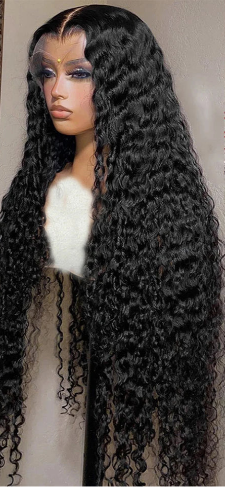 40 42 Inch 13x4 13x6 Hd Lace Frontal Wigs Deep Wave Wig For Brazilian Women Curly Human Hair Hair Deep Water Wave Lace Front Wig